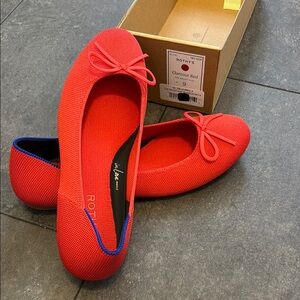 Rothy's Glamour Red The Ballet Flat